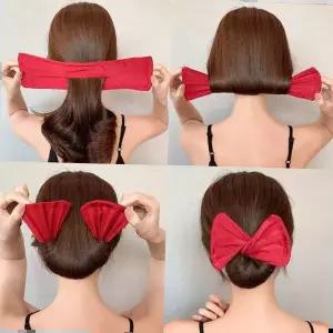 똥머리메이꺼 5초 똥머리 메이커 당고머리 올림머리밴드 와이어