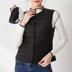 여성 러닝 보온방한 겨울점퍼 패딩조끼 따뜻한 초경량