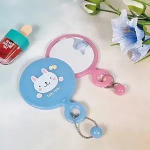 토끼 손거울 원형 손잡이거울 st206 미니 선물