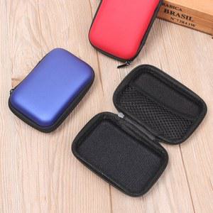 휴대용 이어폰 가방 보관함, 동전 지갑, USB 케이블 정리 케이스, 이어버드 메모리 카드 휴대 파우치, 헤드폰 액세서리