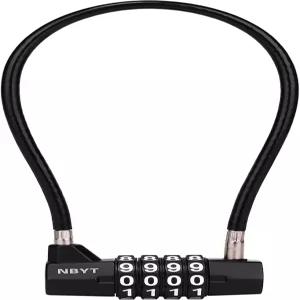NBYT u200C4자리 케이블 잠금장치와 결합 - 울타리 캐비닛 냉장고 덤프스터 잠금장치 짐 공구함 케이스