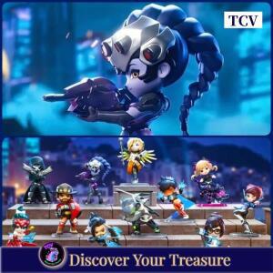 Tcv 팝마트 오버워치 플레이 오브 더 게임 시리즈 블라인드 박스 장난감 데스크탑 피규어 선물 오우 스탠드