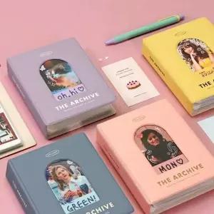 포토카드 보관용 사진첩 2단 바인더 미니 포토북 정리함