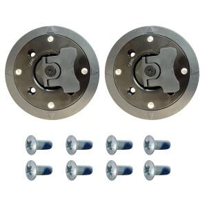 고속 탈착식 직경 98.5mm 스노우보드 바인딩 마운팅 플레이트  스트랩 테크 고정 나사 포함 듀얼