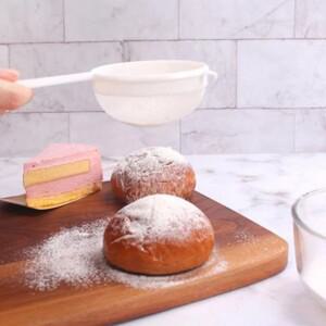 주방용 휴대용 플라스틱 체/티 스트레이너/밀가루 체/필터/재사용