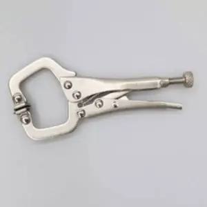 5인치 플라 바이스 1개 그립형 소형 C형 클램프 락킹