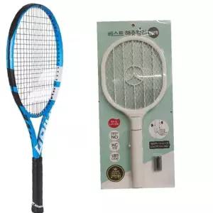 B삼정947 타원형 중형 심플 전기모기채 전자모기채