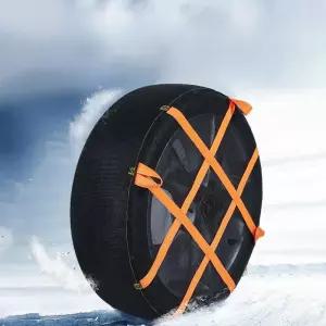 스노우체인 자동차 페브릭 바퀴 레인 직물체인 방지 일회용