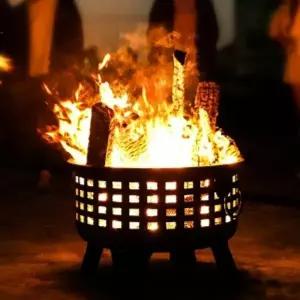 스파크스크린 불멍 화로대 65cmx65cm 그릴 숯불