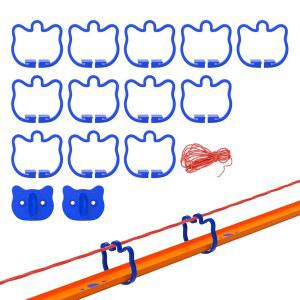 핫 휠 트랙과 호환되는 K TOMOTO 서스펜션 브리지 12개의 브리지 지지대 로프 벽 커넥터 파란색