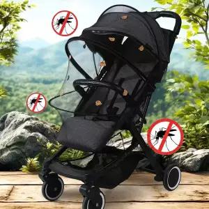 여름 모기장 유모차 유모차 모기 곤충 그물 보호 메쉬 액세서리 곤충 그물