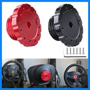 고정밀 스티어링 휠 어댑터 Thrustmaster T300 T500 TS PC TS XW 용 알루미늄 전문 레이싱 스티어링 휠 어
