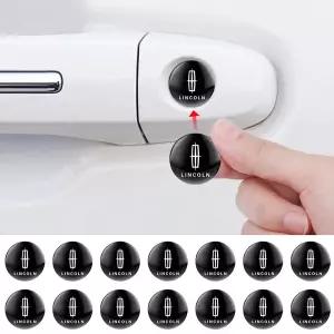 링컨 네비게이터 컨티넨탈 몬데오 MKZ MKC 에비에이터 코세어 액세서리 용 3D 자동차 잠금 키홀 스티커 도