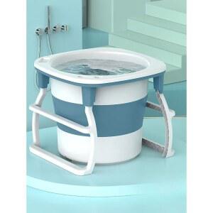 원형 접이식 욕조 가정용 원터치 습식 1인 원클릭 물놀이 목욕탕 덮개 스파 성인용 ice