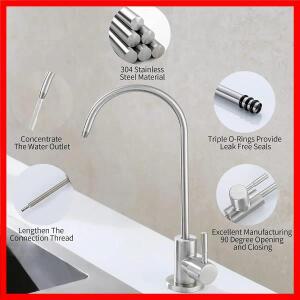 정수 필터 수도꼭지 무연 정수기 필터링된 수도꼭지는 역삼투 장치 또는 정수 시스템에 적합합니다. 주방 R