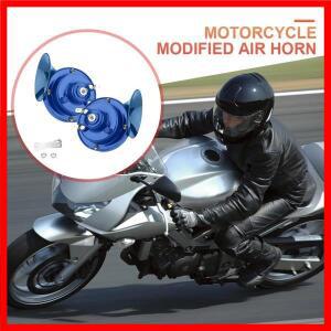 300dB 12V 48W 자동차 달팽이 에어혼 방수 기차 경적 듀얼톤 신호 초강력 (오토바이 트럭 SUV 보트용)
