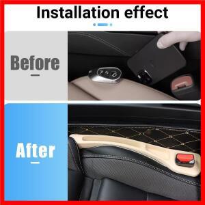 폭스 바겐 골프 5 MK5 V GTI 2004 2PCS 카시트 누출 방지 스트립 갭 사이드 솔기 보관