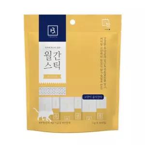 브리더랩 월간 스틱 닭가슴살 330g 11g X 30개입강아지간식 영양 짜먹는 애견