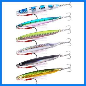지그 쇼어 지깅 스푼 캐스팅 드래그 인공 미끼 낚시 기어 금속 지그 미끼 트롤링 하드 미끼 농어 미끼 7G-4