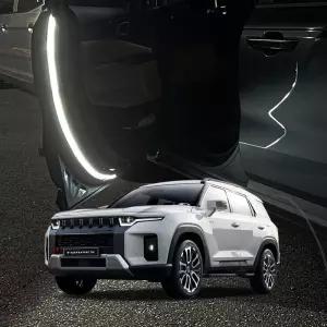 토레스 LED 국산 도어라이트 경고등 2way 웜화이트1M차량램프 자동차 튜닝 기타용품 발광등