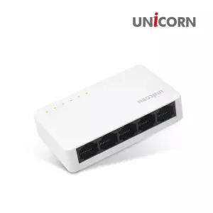 유니콘 GIGA 5포트 기가비트 이더넷 스위칭허브 인터넷 MG-5000GIGA랜케이블 랜선 가허브 다용도 네트워크