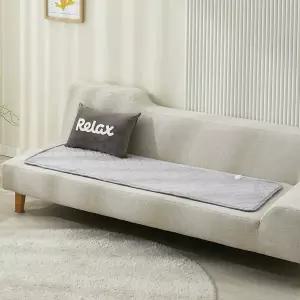 크리벨 탄소무자계 전기방석 극세사 3인용(50x155cm)