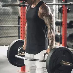 헬스 트레이닝 민소매 상의 운동복 피트니스 웨이트 근력운동 헬스장 착용 스포츠