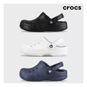 [크록스]바야 라인드 남자 여성 겨울 방한 털슬리퍼 205969 3종 택일 916715