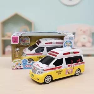 핑크퐁 아기상어 구급차 출동이다 미니카 장난감 후렉션기어 앰뷸런스 사운드 LED 역할놀이