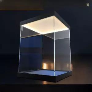 피규어 케이스 led 진열장 전시장 아크릴 투명 조명 보관함
