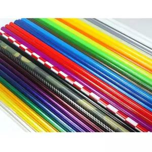 카본지 랩핑지 5M RC 비행기 열수축 필름 모형 항공기용 발사나무 커버 스킨 - 고온 내성 수축