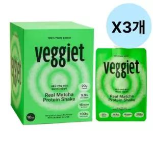 휴닉 말차 단백질 프로틴 쉐이크 파우치 10입 X3개