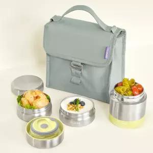 올 스텐 보온도시락 3P