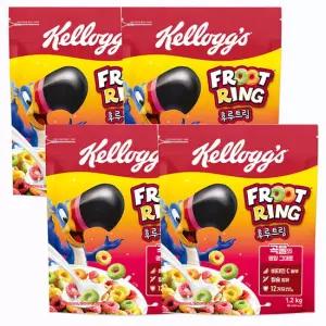 켈로그 후르트링 1200gx4개 대용량 시리얼 아침식사대용