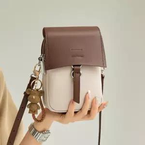 소가죽 미니 핸드폰가방 숄더백 P21678 세련된가방