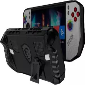 2025년 MSI 클로 A8 BZ2EM 8인치용 CDCHGAM 보호 케이스 - 고정 킥스탠드 및 냉각 통풍구가 있는 TPU 커버