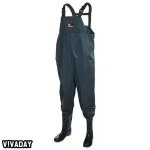 다용도 PVC 방수 낚시 갯벌 작업용 멜빵 바지 낚시복 여름낚시복