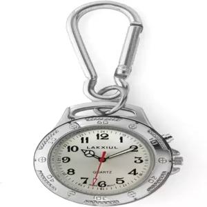 키체인 클립 카라비너를 사용하는 시각장애인 또는 노인을 위한 락시울 영어 음성 통화 시계