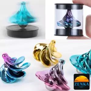 무한회전 마그넷 LED 치기 도토리 졸 자이로 팽이 전통 인셉션 장난감