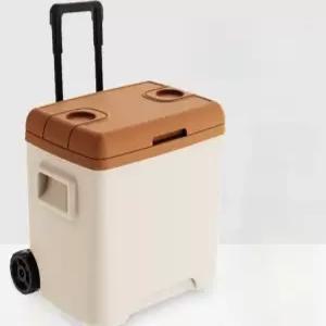 민물 캐리어 아이스박스 카트 바퀴 해동 쿨러 캠핑 화이트 이동식