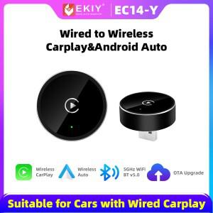 2 in 1 스마트 카 AI 박스 OEM 유선 카플레이를 무선 변환하는 어댑터