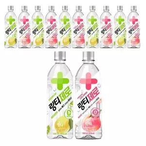 [셀러허브]무료배송 링티제로 복숭아+레몬라임 500ml 총24개 (S11715515)