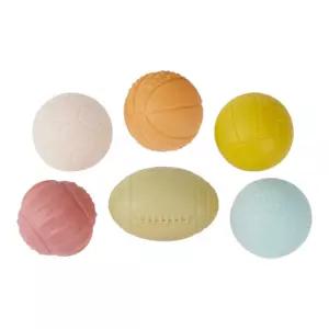 부드러운 소재 아기 장난감 스포츠 공 6종 세트 체육