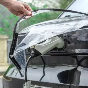 전기차충전커버 전기차 전기차커버 삼각 자석 커버 충전 빗물 레인커버 덮개