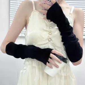 겨울 소프트 니트 팔토시 패션 포인트 스타일링 9컬러 JfJ3+9cvF