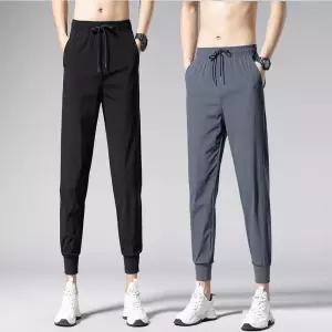 남자 여름 까실 조거팬츠 트레이닝 바지 허리 밴딩 UjG5+7zBa