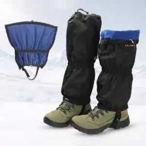 (색상 블랙)겨울 퀵 트래킹 기모 밴딩 발토시 1P 방수 롱스패츠