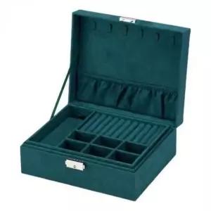 2단 잠금 미니 보석함 악세사리 정리 케이스 귀걸이 반지 목걸이 보관함 보석함 정리