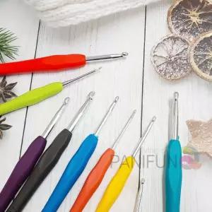 실리콘 뜨개코바늘 9종 모사용코 코초보 코질 모코 뜨개질 뜨게 코세트 초보코 코뜨기