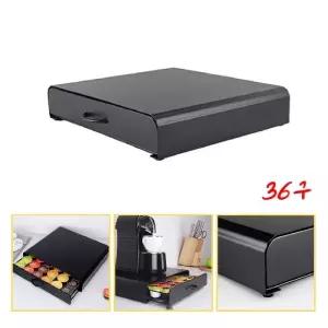 캡슐커피 보관함 36구 슬라이딩 서랍식 약37x38cm통 깔끔한 형통 보관대 보호 정리